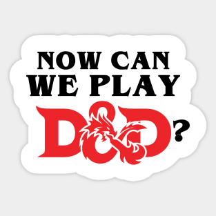 Stranger Things Will D&D Sticker